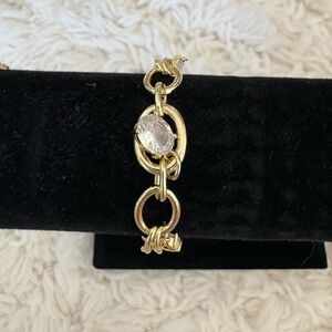 Gold tone bracelet